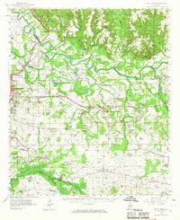 Mount Meigs 1958 topographic map thumbnail