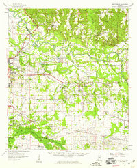 Mount Meigs 1958 topographic map thumbnail