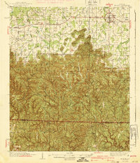 Mt Hope 1940 topographic map thumbnail