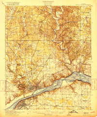 Muscle Shoals topographic map thumbnail