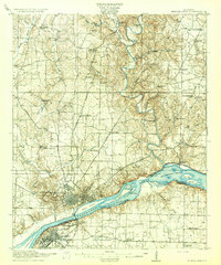 Muscle Shoals 1916 topographic map thumbnail