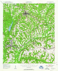 Ozark 1950 topographic map preview