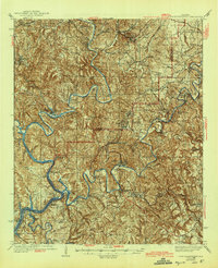 Port Birmingham 1938 topographic map thumbnail