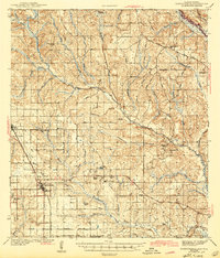 Robertsdale 1943 topographic map preview