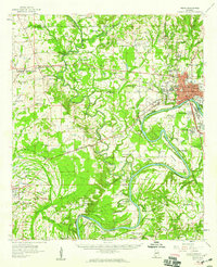 Selma 1958 topographic map preview