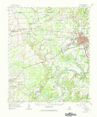 Selma 1958 topographic map preview