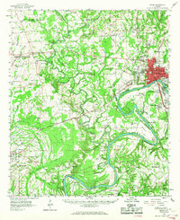 Selma 1958 topographic map preview
