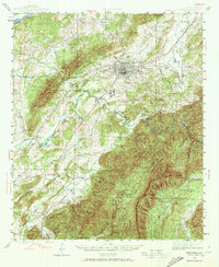 Talladega 1943 topographic map thumbnail