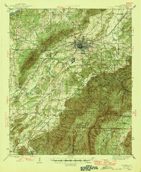 Talladega 1946 topographic map thumbnail