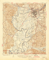 Tuscaloosa 1926 topographic map thumbnail