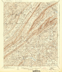 Vandiver 1908 topographic map thumbnail
