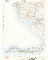 Weeks Bay 1941 topographic map thumbnail