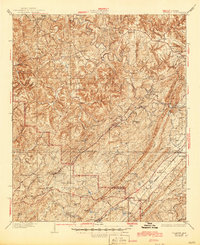 Yolande 1935 topographic map preview