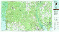 Bay Minette 1981 topographic map thumbnail