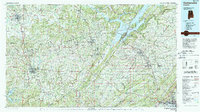 Guntersville 1984 topographic map thumbnail