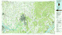 Huntsville 1984 topographic map thumbnail