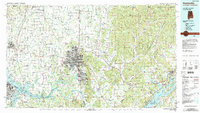 Huntsville 1984 topographic map thumbnail