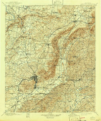 Anniston 1900 topographic map thumbnail