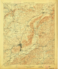 Anniston 1900 topographic map thumbnail
