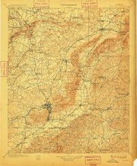 Anniston 1900 topographic map thumbnail
