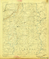 Ashland 1891 topographic map preview