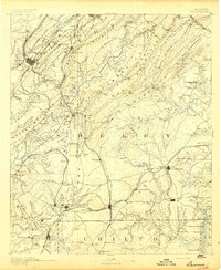 Bessemer 1892 topographic map thumbnail