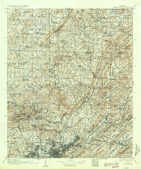 Birmingham 1907 topographic map thumbnail