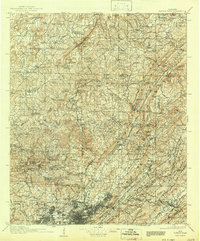 Birmingham 1907 topographic map thumbnail