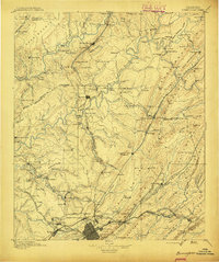 Birmingham 1895 topographic map thumbnail