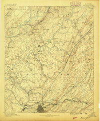 Birmingham 1889 topographic map thumbnail