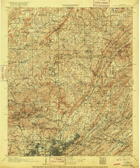 Birmingham 1907 topographic map thumbnail