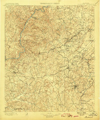 Brookwood 1899 topographic map thumbnail