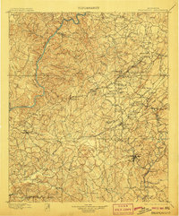 Brookwood 1899 topographic map thumbnail