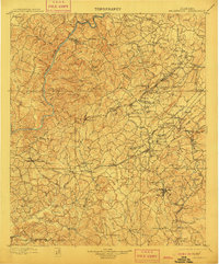 Brookwood 1899 topographic map thumbnail