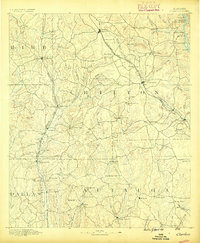 Clanton 1891 topographic map thumbnail