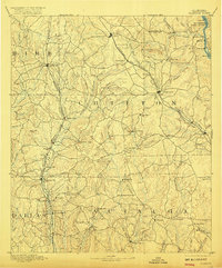 Clanton 1891 topographic map thumbnail