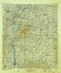 Dadeville 1906 topographic map thumbnail