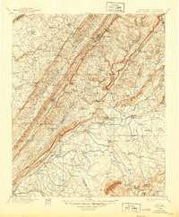 Fort Payne 1900 topographic map thumbnail