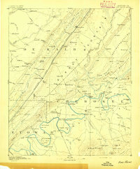 Fort Payne 1893 topographic map thumbnail