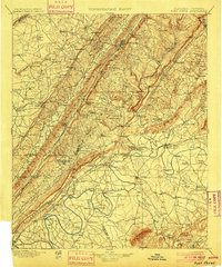 Fort Payne 1900 topographic map thumbnail