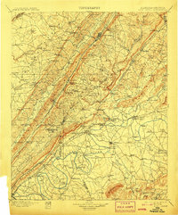 Fort Payne 1900 topographic map thumbnail