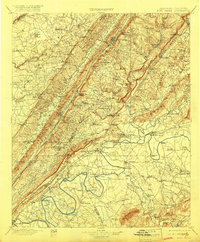 Fort Payne 1900 topographic map thumbnail