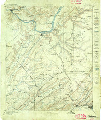 Gadsden 1885 topographic map thumbnail