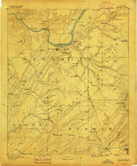Gadsden 1888 topographic map thumbnail