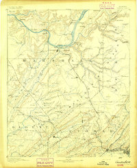 Gadsden 1892 topographic map thumbnail