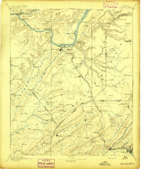 Gadsden 1895 topographic map thumbnail