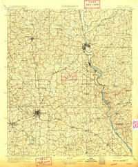 Opelika 1909 topographic map thumbnail