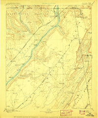 Stevenson 1895 topographic map preview