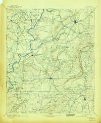 Talladega 1892 topographic map thumbnail