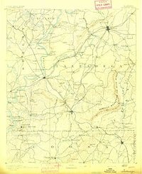 Talladega 1892 topographic map thumbnail